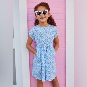 Bisby Xie Xie Dress Periwinkle Floral Size 7